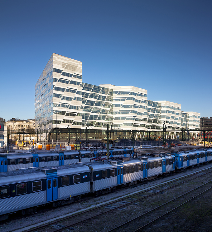 "Swedbank headquarter designed by 3xn"