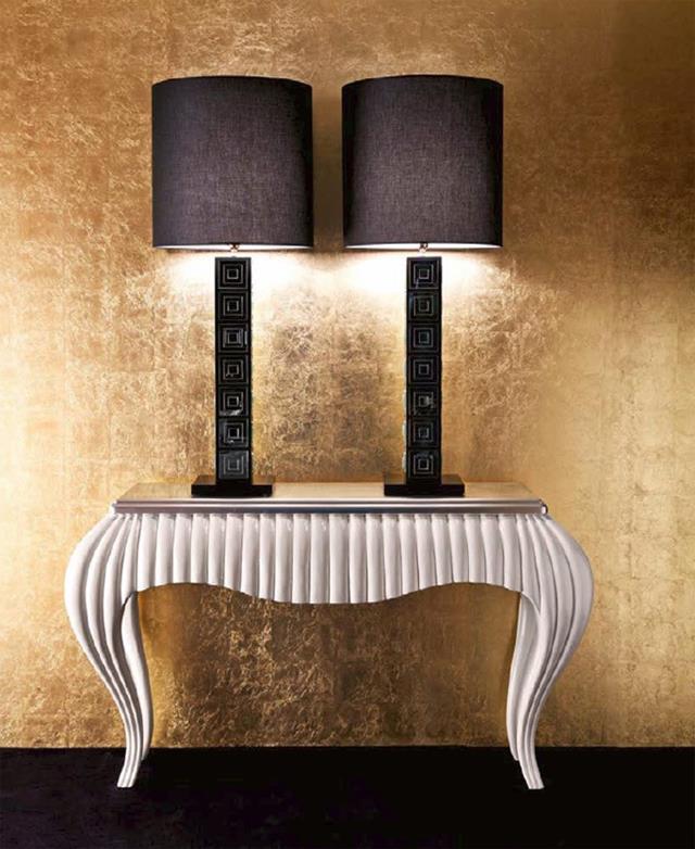 50 Modern Console Tables for a living room lamps
