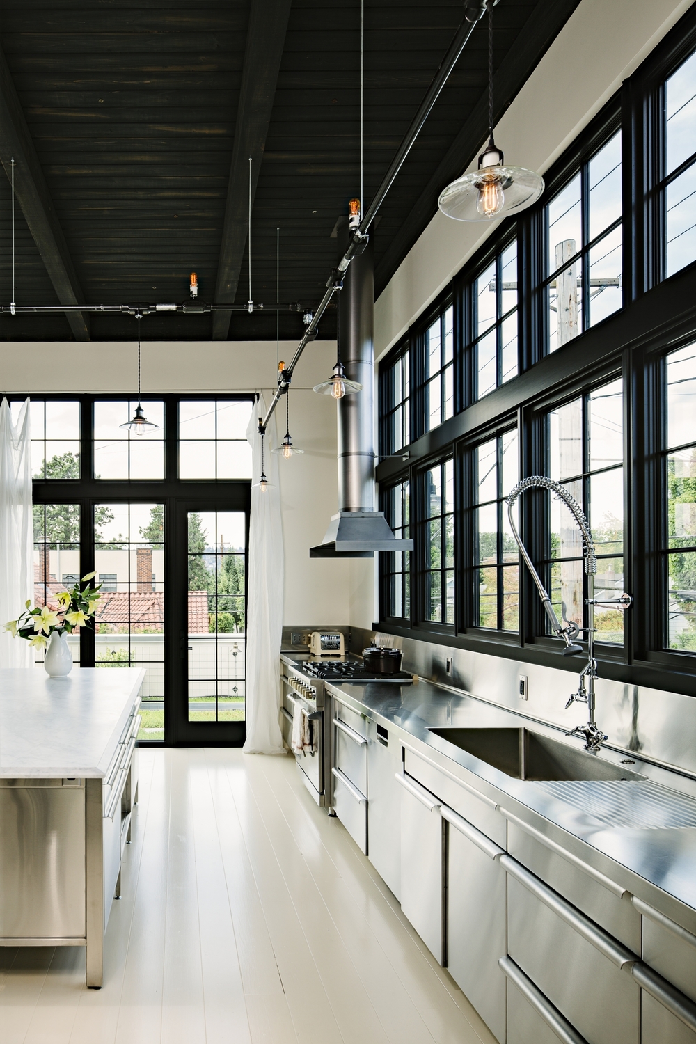 Lighting ideas for your vintage industrial kitchen
