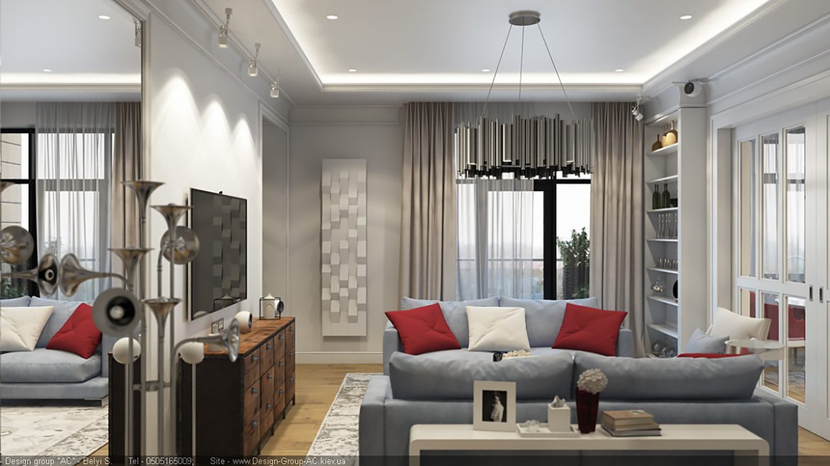 Contemporary Living Room Design Ideas by Design Group AC