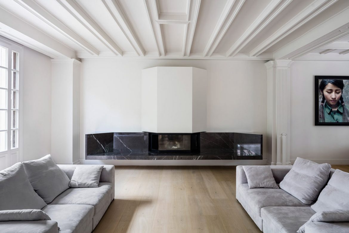 Stunning Modern Makeover Inside A 19th Century Home in Paris