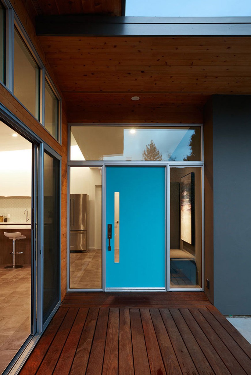 Brighten Up your Modern Home with Colorful Doors