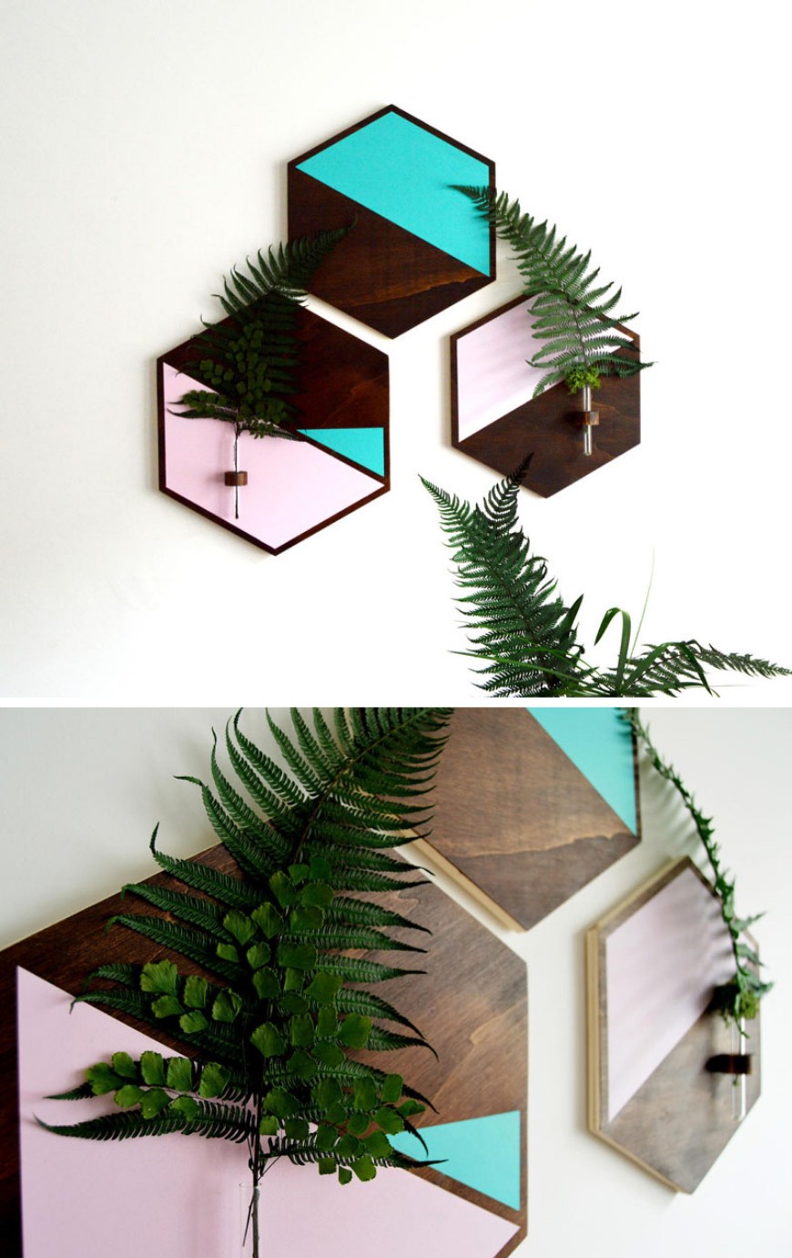 Home Decorating Idea: See these Wall Mounted Vases!
