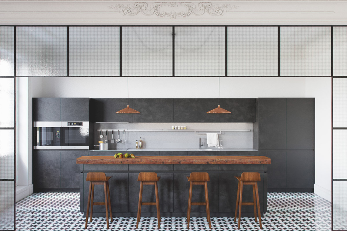 10 Gorgeous Grey Kitchens